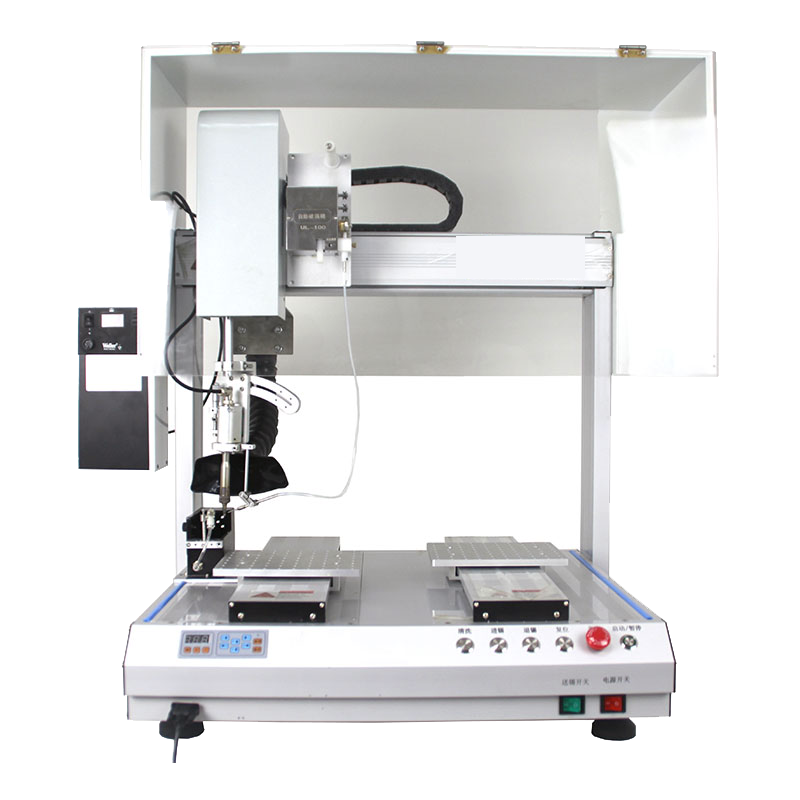 Non standard customized single head dual station soldering machine